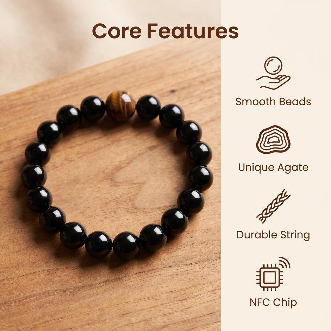 Obsidian · Protection Energy Bracelet