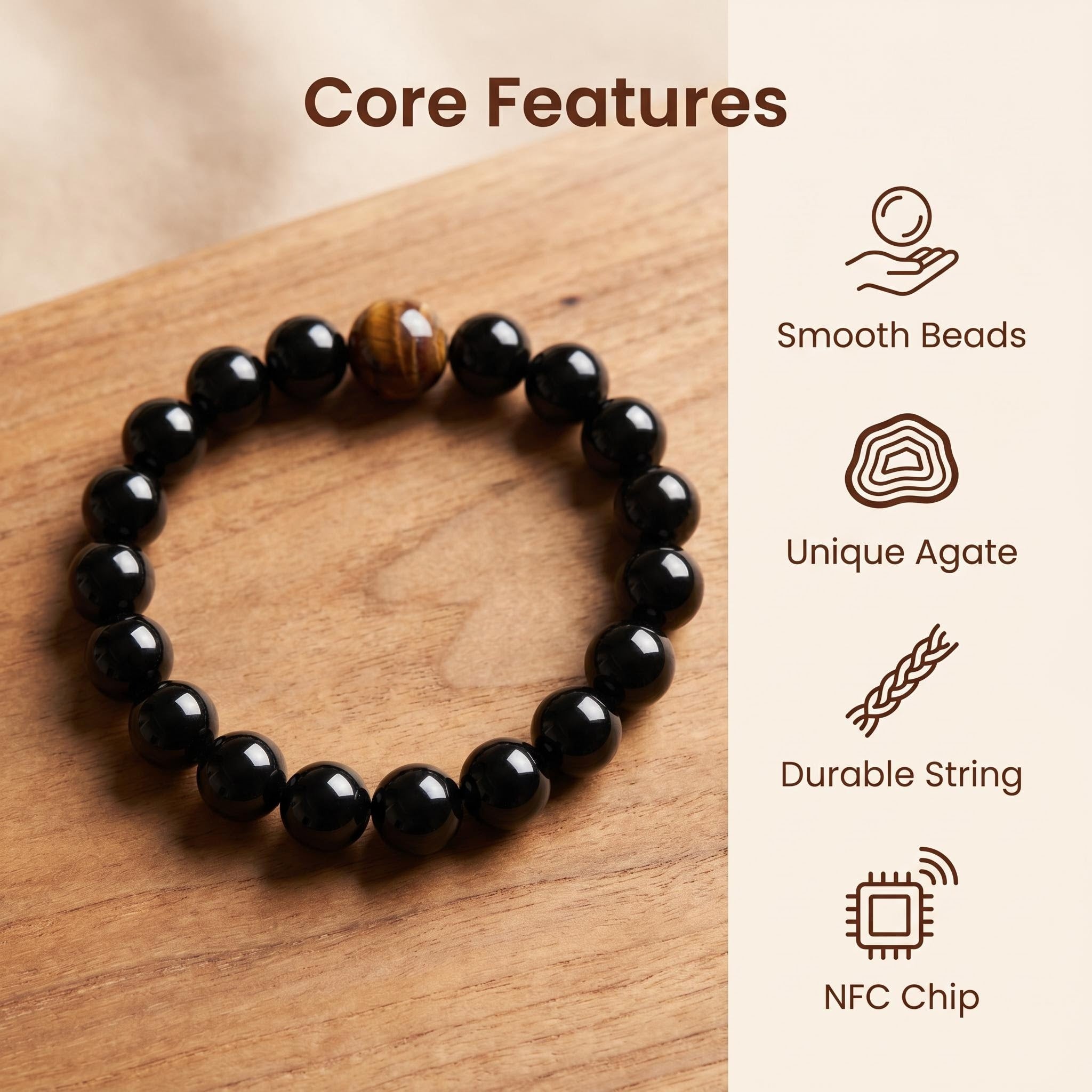 Obsidian · Protection Energy Bracelet