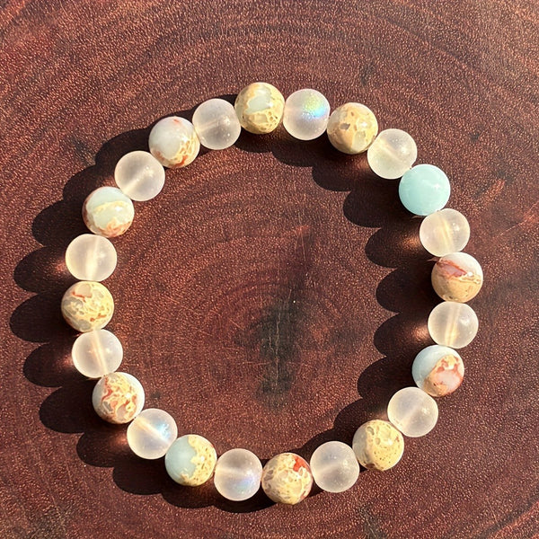 Shoushan Stone Crystal Bracelet