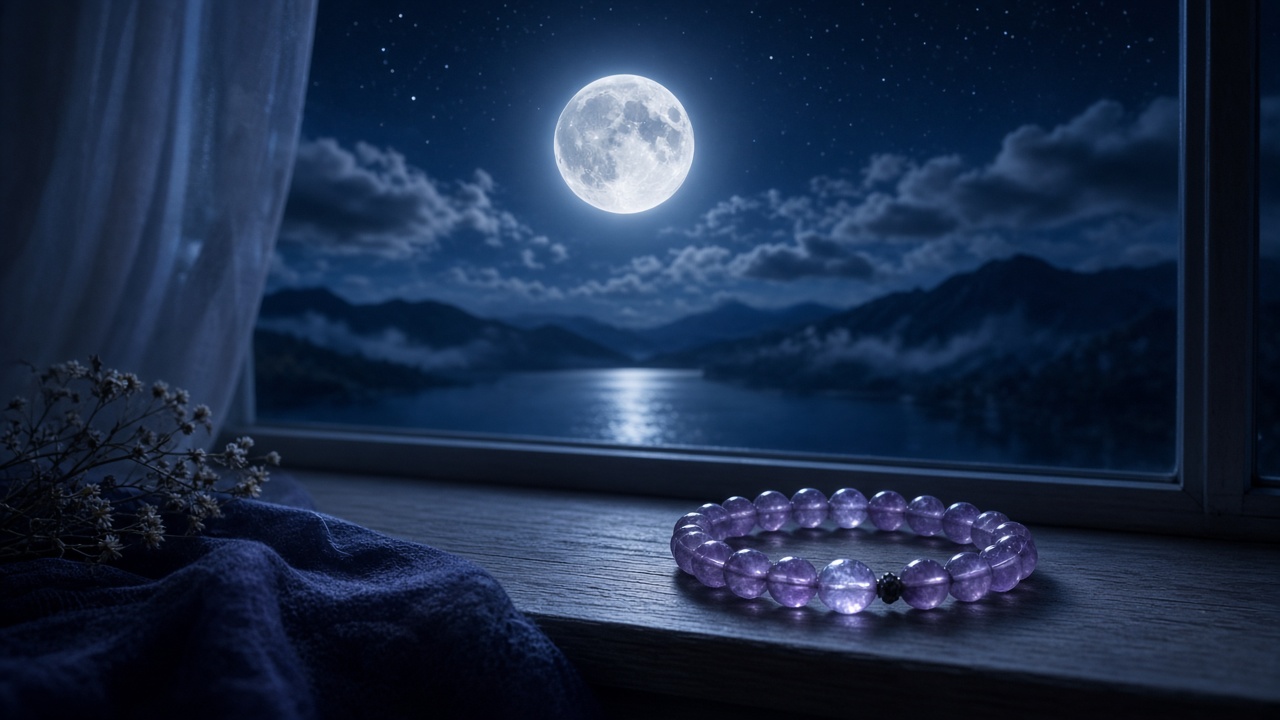 Full Moon Meditation with a Crystal Bracelet (Simple Night Ritual)